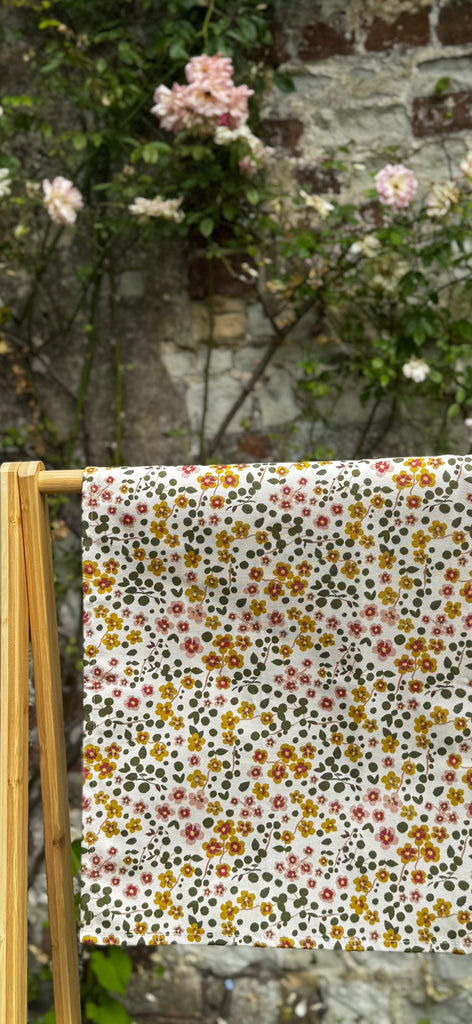 Ditsy Earth Floral Tea Towel