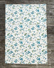 Blue Garden Floral Tea Towel