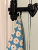 Daisy Tea Towel – Indigo & Sky Blue