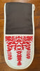 Teasel Oven Glove Red/Brown -Organic Cotton