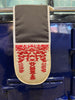 Teasel Oven Glove Red/Brown -Organic Cotton