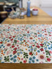 Floral Table Runner - Premium Organic Cotton Table Runner | UK Made