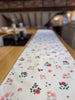 Vintage Rose Table Runner - Premium Organic Cotton Table Runner | UK Made