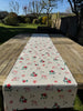 Vintage Rose Table Runner - Premium Organic Cotton Table Runner | UK Made