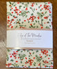 Festive Berries and Holly Tea Towel