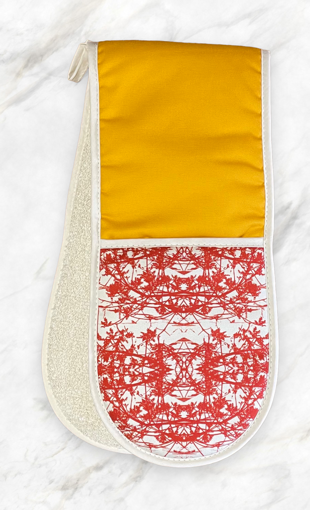 Oven Glove_ Saffron Red