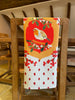 Christmas Robin Tea Towel