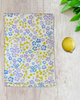 Lilac / Blue Floral Tea Towel